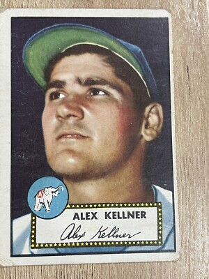 1952 topps - 201 Alex Kellner - Red back - Low grade set break