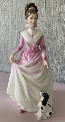 ROYAL DOULTON PORZELLAN LADY PUPPE & HUND GUTE BEGLEITER MODELL Nr HN 3608 TOP