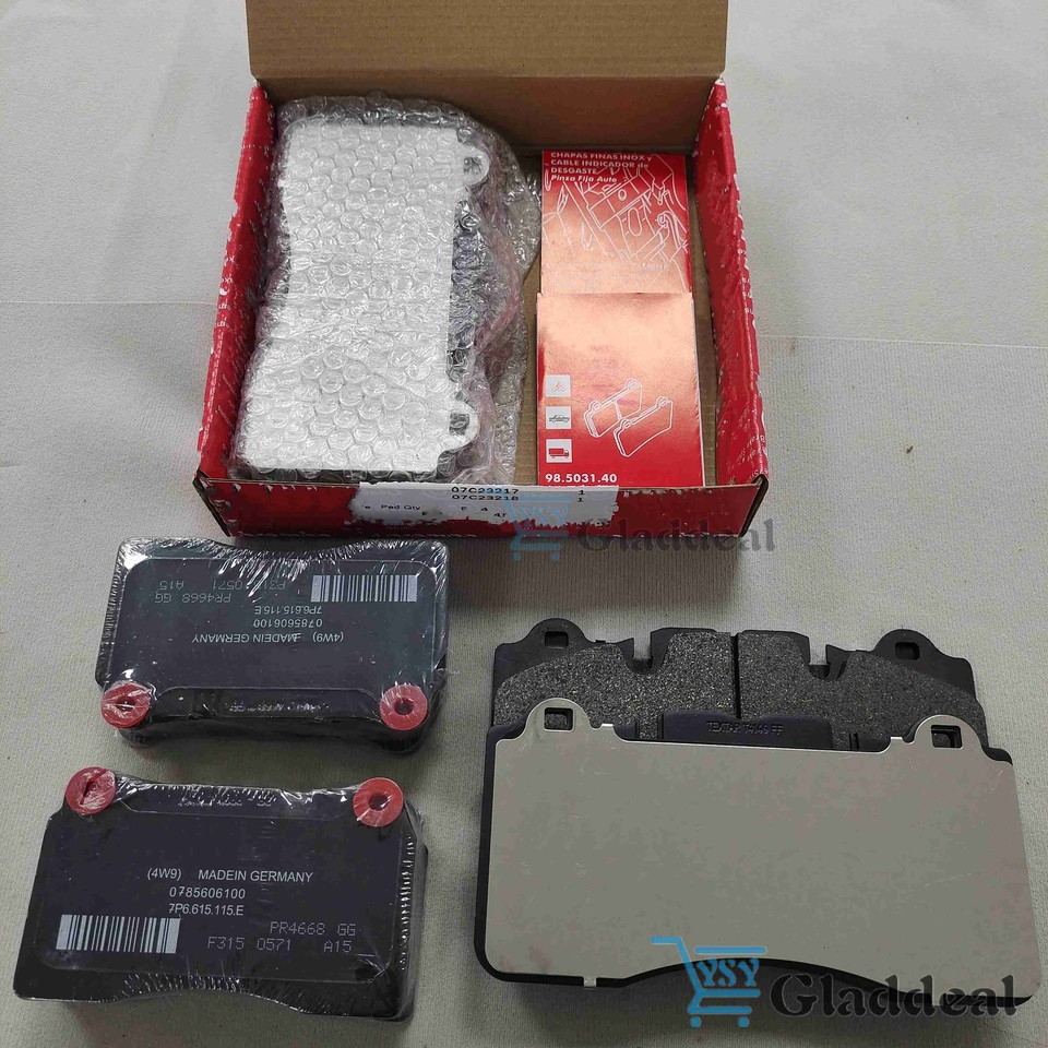 Front&Rear Brake Pads for GM Brembo 200913 Chevy Corvette ZR1 Carbon