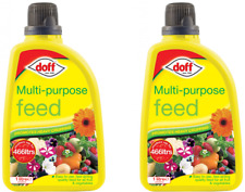 2x Doff Multi-Purpose Garden Growth Healthy Plant Feed Fertiliser Concentrate 1L 7.00 per litre