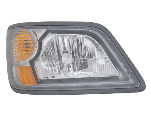 Full LED Headlight for 2005-2021 Hino 238/258/268/338 - Chrome - Driver Side 35919