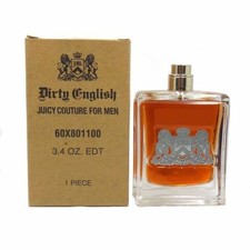 DIRTY ENGLISH JUICY COUTURE FOR MEN - 3.4 OZ/100 ML EDT SPRAY - NO CAP - VINTAGE