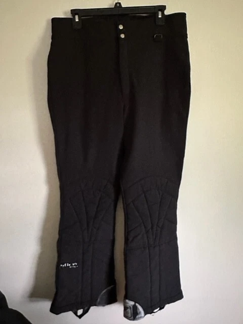 Men's Black Obermeyer Snow Pants Regular Size 34 #JNS