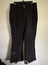 Men's Black Obermeyer Snow Pants Regular Size 34 JNS