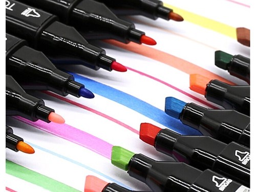 Alkohol Marker Stifte mit 80 Farben Permanenter Art Marker Filzstifte Set Stifte - Bild 4 von 9