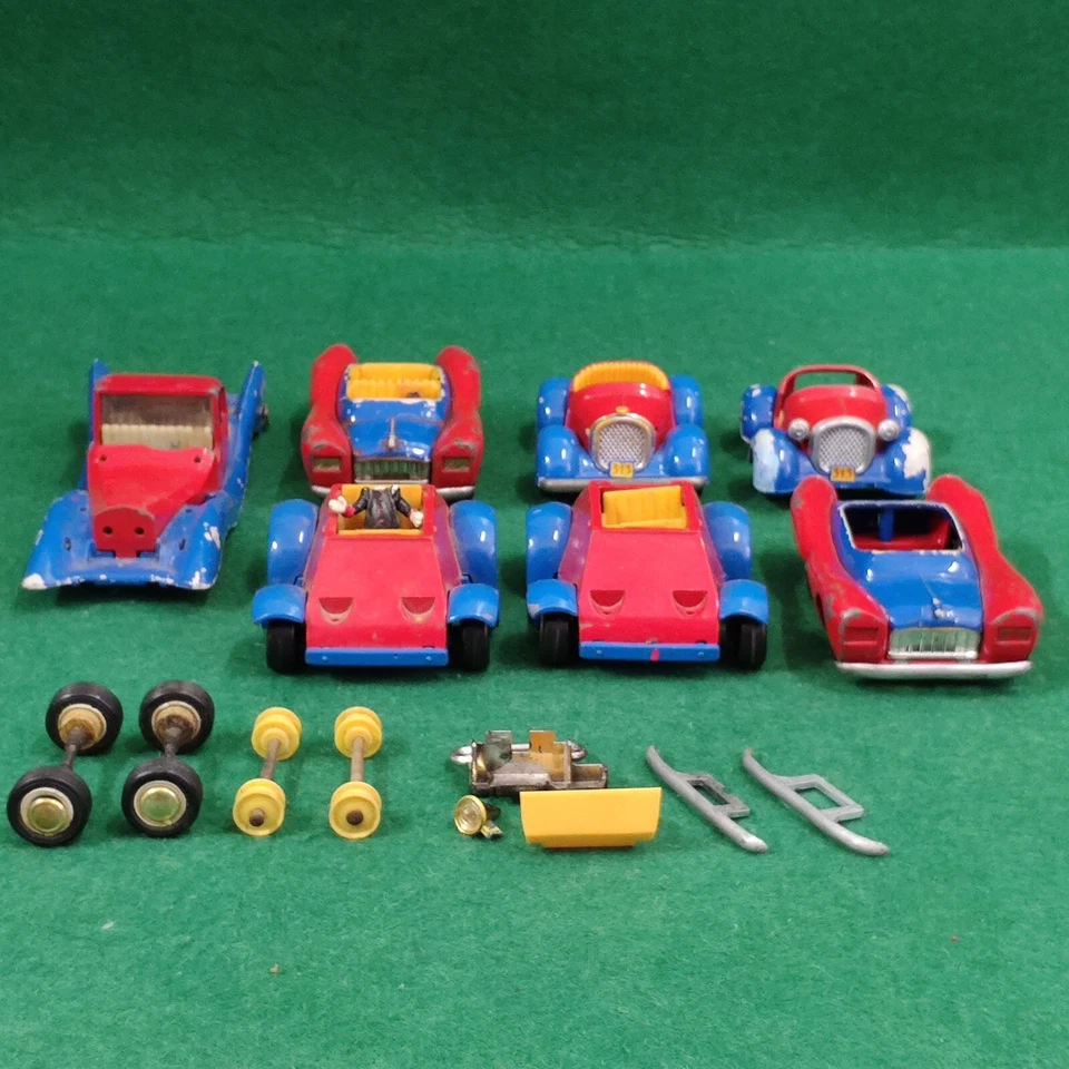 LOTTO MACCHININE MODELLINI POLISTIL VINTAGE 1:43 OBSOLETI POLITOYS DISNEY ROTTAM - Immagine 4 di 4