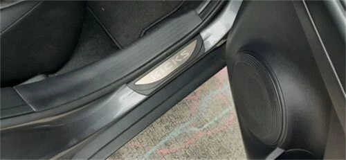 For Nissan Kicks Accessories Car Door Scuff Sill Cover Panel Step Protector Trim - Picture 88 of 92