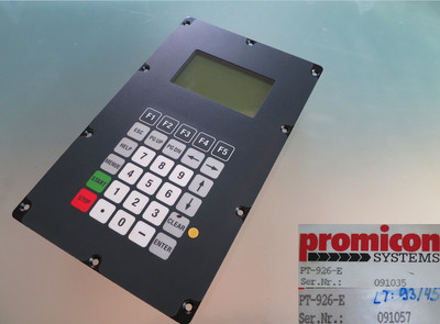 Promicon Systems PT-926-E Teach Pendant Display Panel CNC Steuerungen 3-1 #347