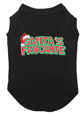 Santa's Favorite - Elf Santa Claus Merry Christmas Xmas Workshop Dog Shirt