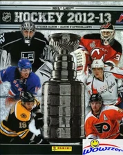2012/13 Panini Hockey HUGE 72 Page Sticker Collectors Album w/10 Bonus Stickers!