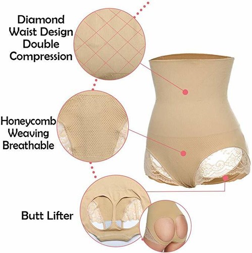 Women Body Shaper Panty Slim Waist Trainer Cincher Tummy Butt Lifter Underwear - Picture 7 of 26