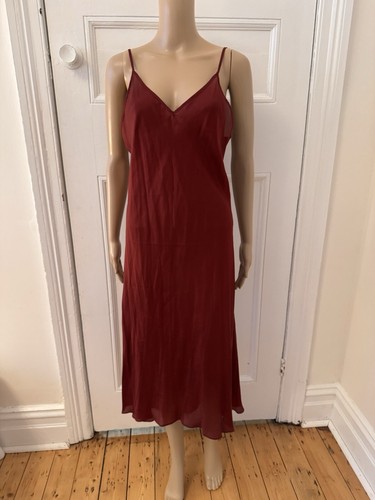 RRP$899 LEE MATHEWS Size 2 (AU 10 / US 6) Hayley Crinkle Silk Georgette Dress - Picture 7 of 10