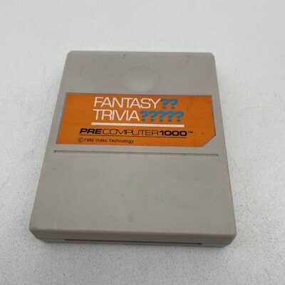 Vintage Vtech Precomputer1000 - Fantasy Trivia Cartrdige