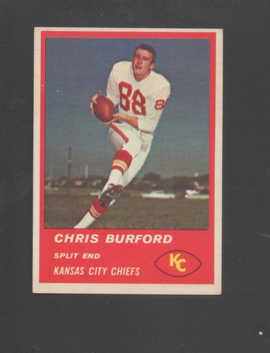 Chris Burford #49 1963 Fleer card