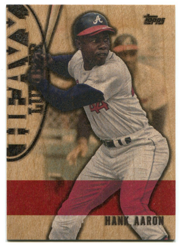 2024 Topps Update Hank Aaron Heavy Lumber Wood HL-43 SSP Case Hit Braves