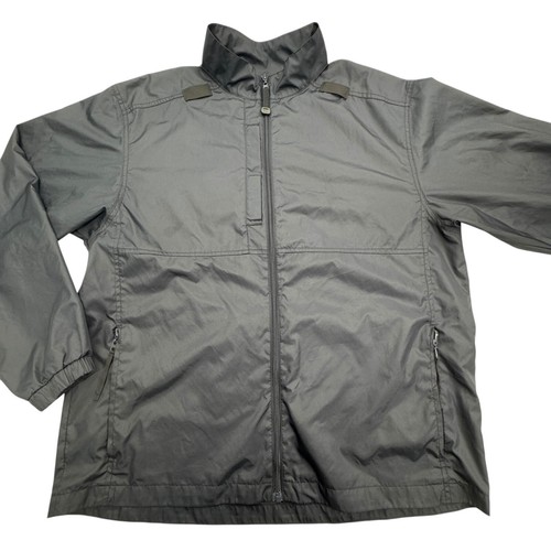 5.11 Tactical Series Windbreaker Jacket Mens Large Black Concealed Carry Zip Up