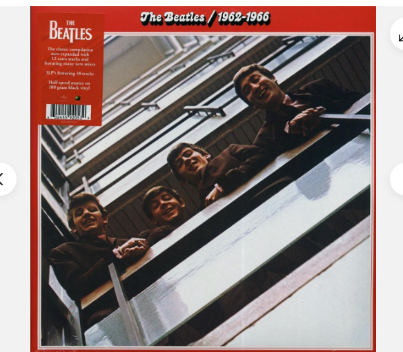 THE BEATLES - THE BEATLES 1962-1966 - 180-GRAM 3-LP SET HALF-SPEED MASTER " NEW"