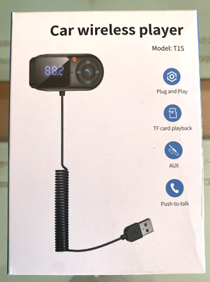 Audio for Phone Bluetooth Mini Car Wireless Player Digital USB
