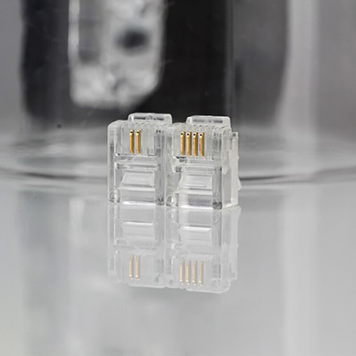 RJ11 Telephone Cable End Connectors 2Pins /4Pins Modular Plugs 100PCS / Box - Picture 2 of 8