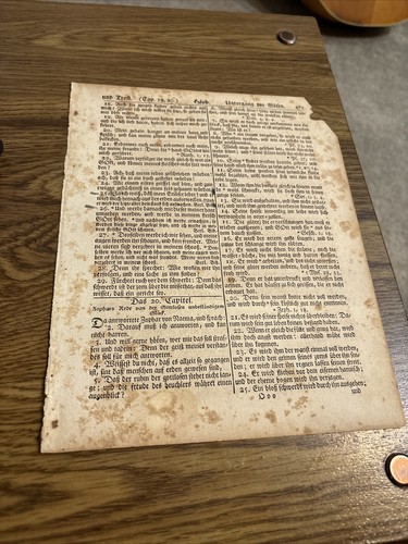 Antique German Book Leaf, DAS BUCH, Untergang Der Boten? - Picture 3 of 4