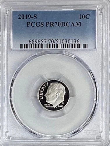 2019-S Roosevelt Proof Dime **PCGS PR70DCAM**