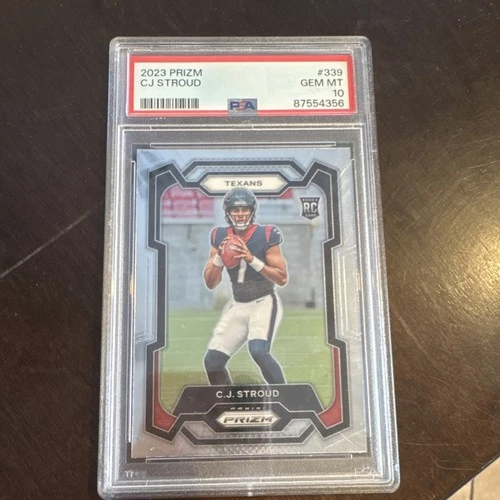2023 Panini Prizm Rookies Rookie C.J. Stroud #339 Houston Texans PSA 10