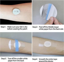 40 Pack G7 Adhesive Patches,Waterproof & Transparent G7 Overpatch for Long St...