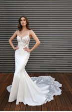 Wedding Dress Size 12 Martina Liana 1406