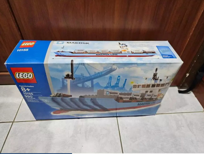 Lego 10155 Maersk Line Container Ship Sealed Free shipping