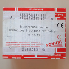 Bruchrechendomino, sehr stabile Spielsteine, ...