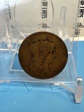 19143 France 5 Centimes Bronze Coin – Marianne – WWI Era French Coin