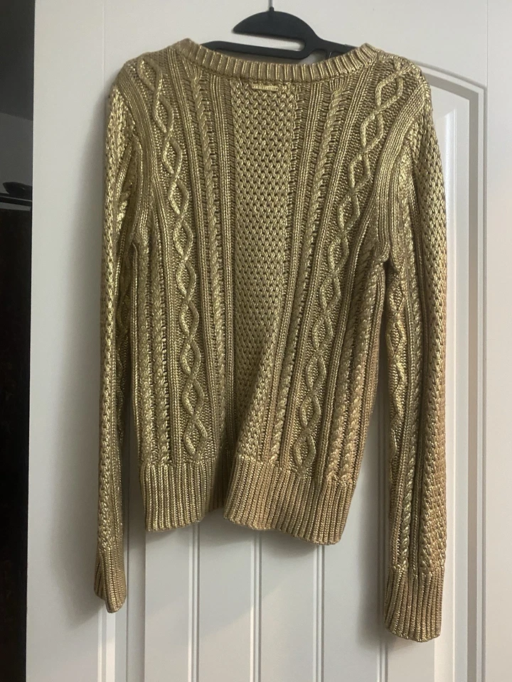 Suéter MICHAEL Michael Kors Mujer Dorado P/M ¡¡Precioso!!! Foto 3 de 3