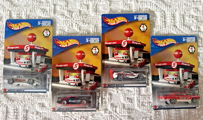 Hot Wheels Snap On Special Edition # 3, 4, 5, 6 Service Station Cars mint!