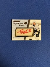2024-25 Upper Deck Engrained Icons Tom Kostopoulos Signature Shots Auto Penguins