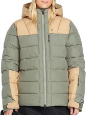 VOLCOM PUFFLEUP Women's Insulated Technical Jacket - LCG - Large - NWT