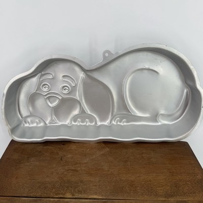 VTG 1986 Wilton Puppy Dog Cake Pan Clifford Style Big Red Dog Mold 2105-2430