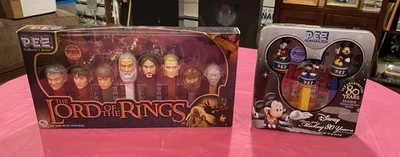 Pez Lord Of The Rings Set And Disney Mickey Mouse 80 Years Set Both New Sealed - Image 1 of 4