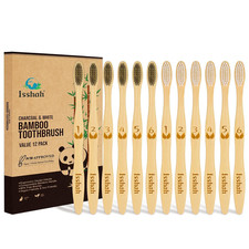 Biodegradable Eco-Friendly Natural Bamboo Charcoal Toothbrushes, FSC Certified a