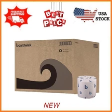 Boardwalk 2-Ply Toilet Tissue, Septic Safe, 400 Sheets/Roll, 96 Rolls/Carton