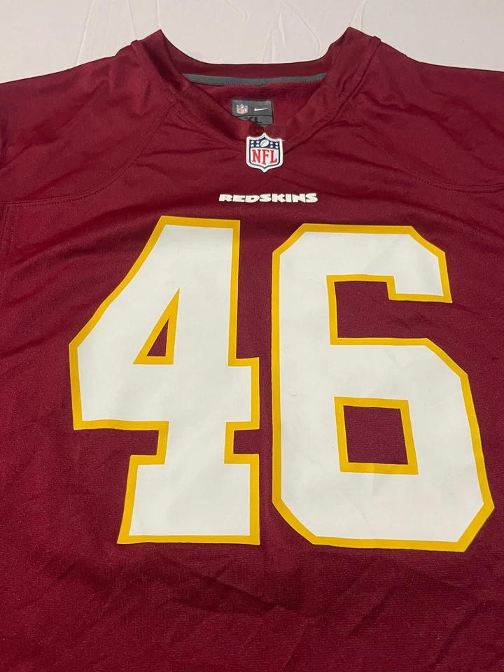 Camiseta de fútbol americano Nike Alfred Morris #46 Washington Redskins en el campo de la NFL para hombre XL Foto 2 de 4