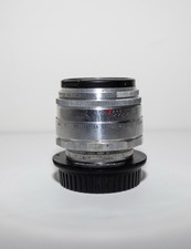 Helios 44 KMZ Photo Lens Silver 13 blades 2/58 mm mount M42 w/ EF Mount Adapter