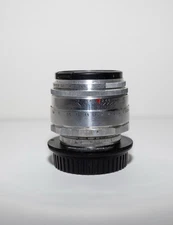 Helios 44 KMZ Photo Lens Silver  13 blades 2/58 mm mount M42 w/ EF Mount Adapter