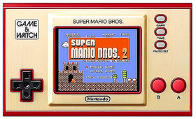 Nintendo Game & Watch Super Mario Bros Handheld Console Clock  New Sealed