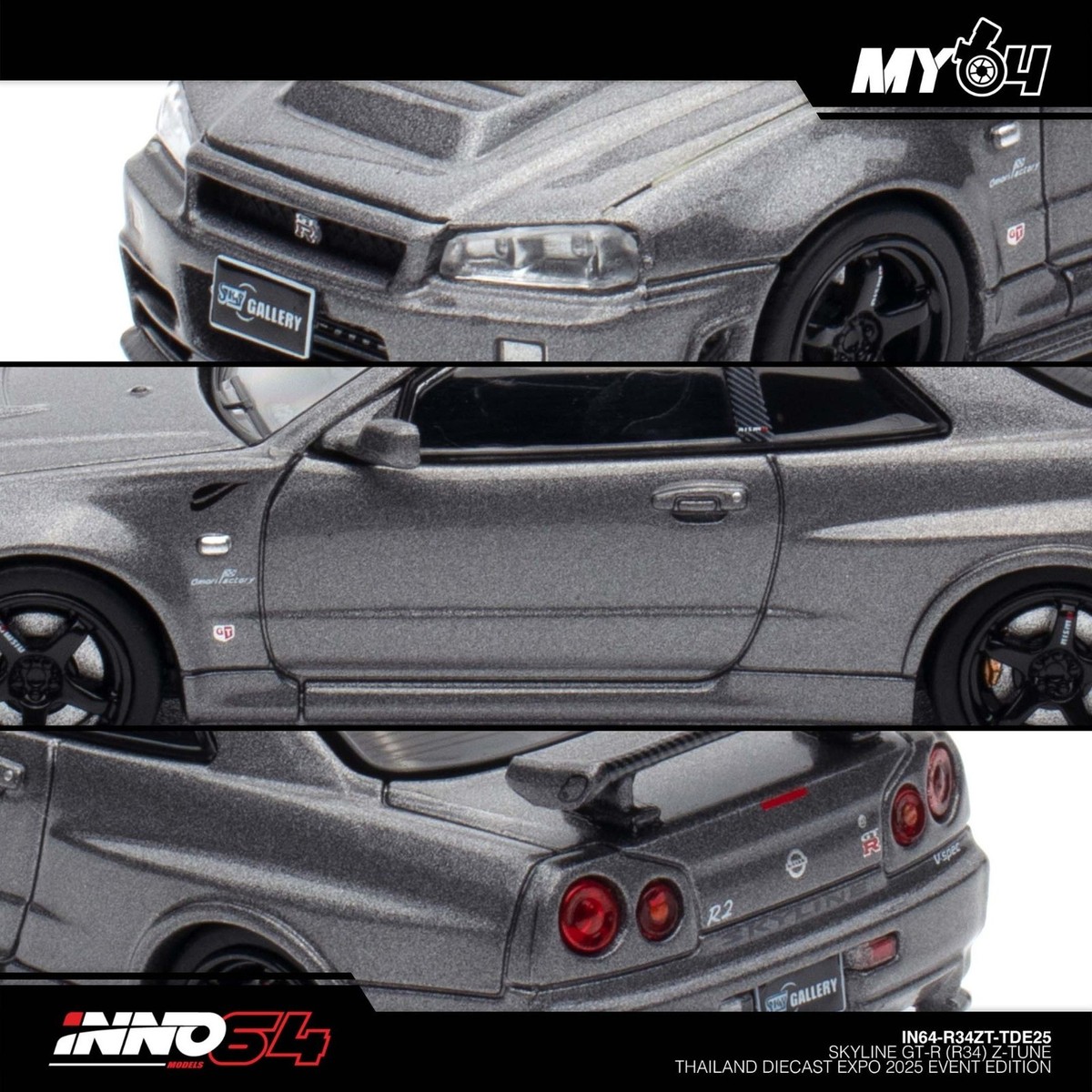 Inno64 Nissan Skyline GT-R R34 Z-Tune TDE 2025 Thailand