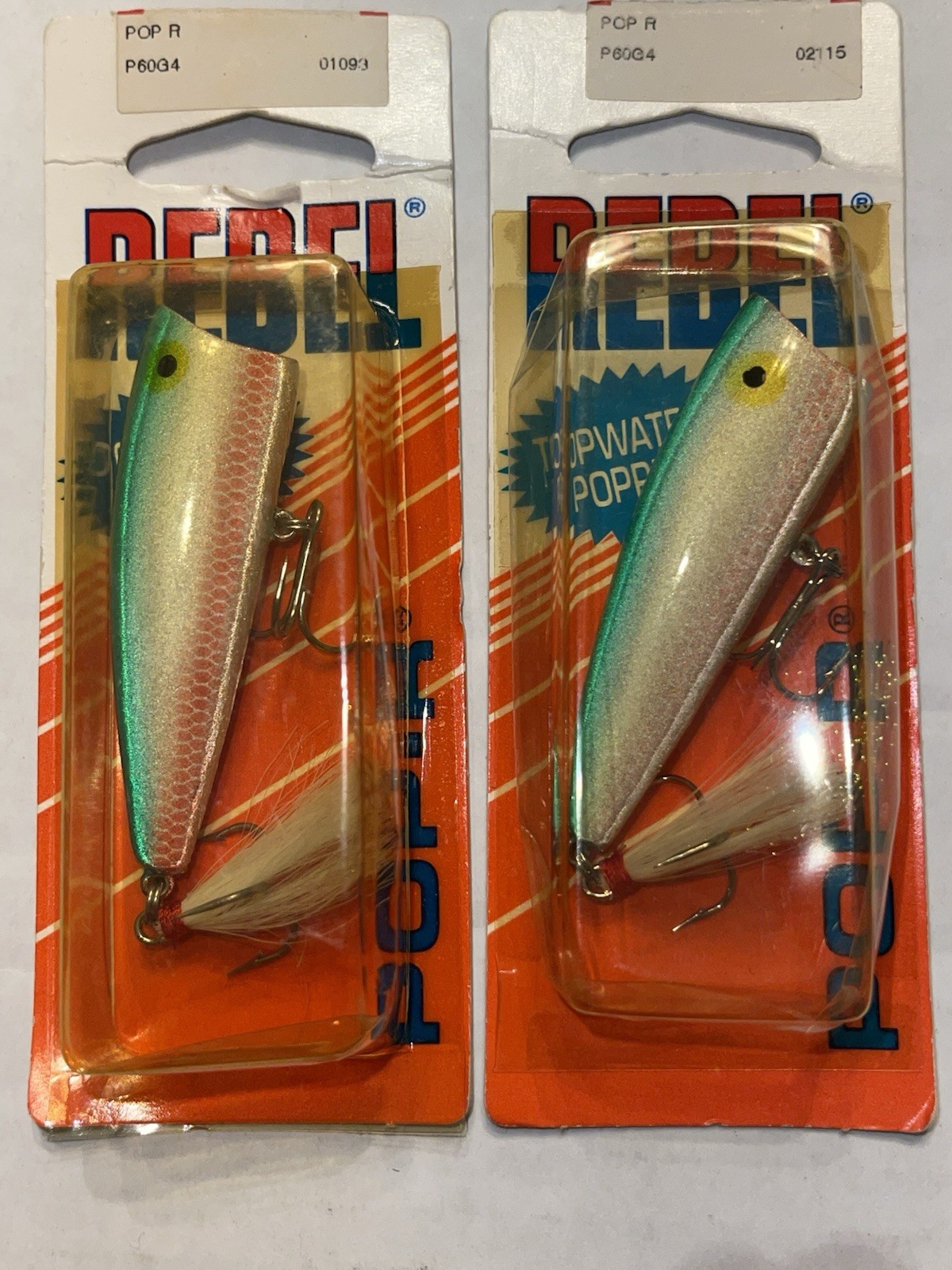 Rebel Pop-R P6034 - Green Shiner - 1993 - Discontinued - Lot Of 2