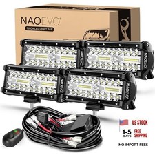 LED Light Bar, LED Off Road/Fog Lights, Work for Truck Tractor Boat ATV 7 Inch