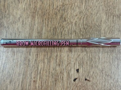 BENEFIT Brow Microfilling Pen Light Brown Eyebrow Triple Brush NIB FS .02 oz