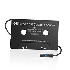 Audio Cassette Aux Adapter, Bluetooth 5.0 Cassette Receiver,Cassette Tape to