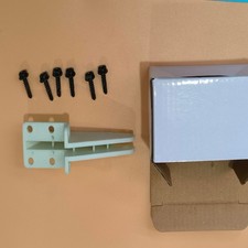 N349-316 WHITE PLASTIC POST JAMB BRACKET W/SCREWS,FOR V1709 V1346 DOOR CLOSERS W