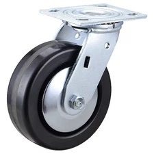 Swivel Plate Caster, Phenolic, 6 In., 1200 Lb, B,  1Ulp9